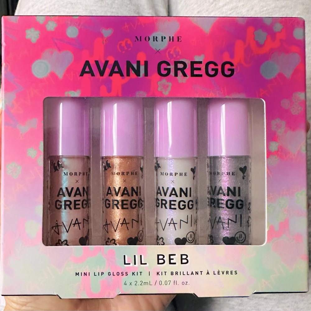Morphe x Avani Gregg Lil Beb Mini Lip Gloss Kit, New in Box